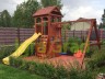 Детская деревянная площадка для дачи "Клубный домик"